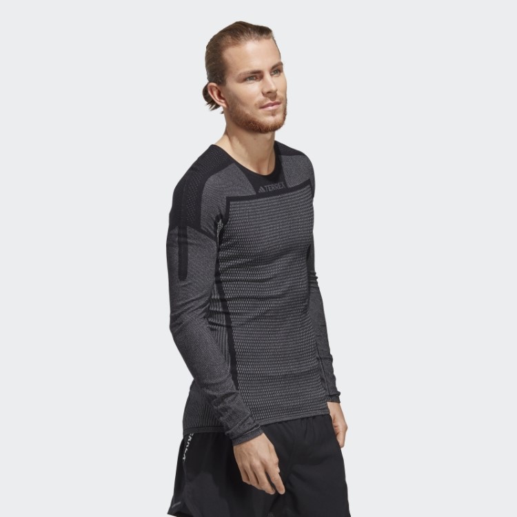 Terrex Drynamo Camiseta Manga Longa Baselayer Preta Adidas