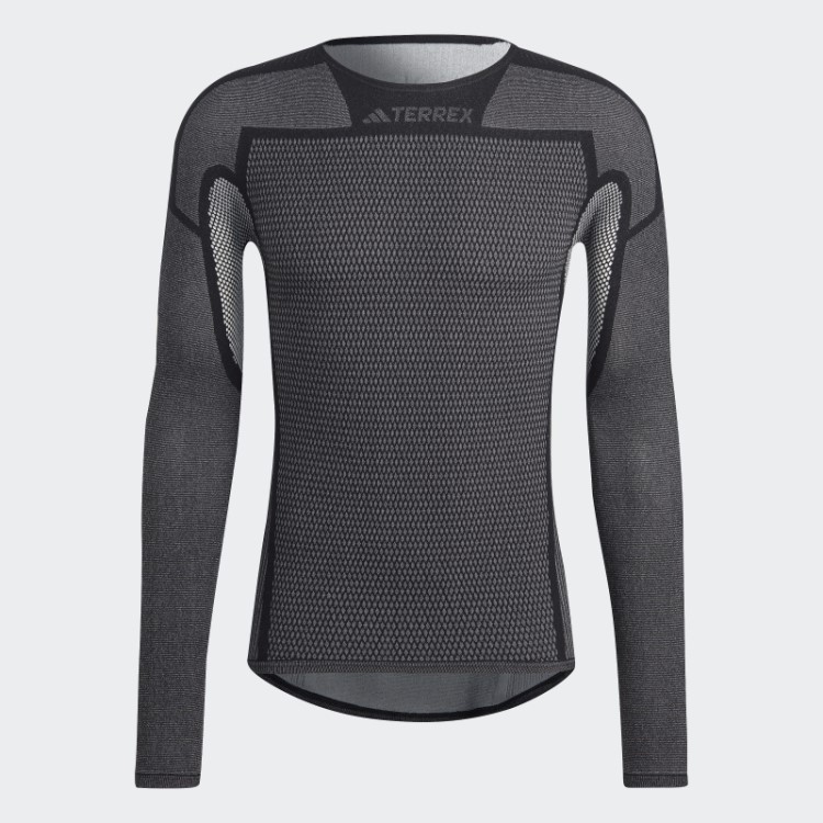 Terrex Drynamo Camiseta Manga Longa Baselayer Preta Adidas