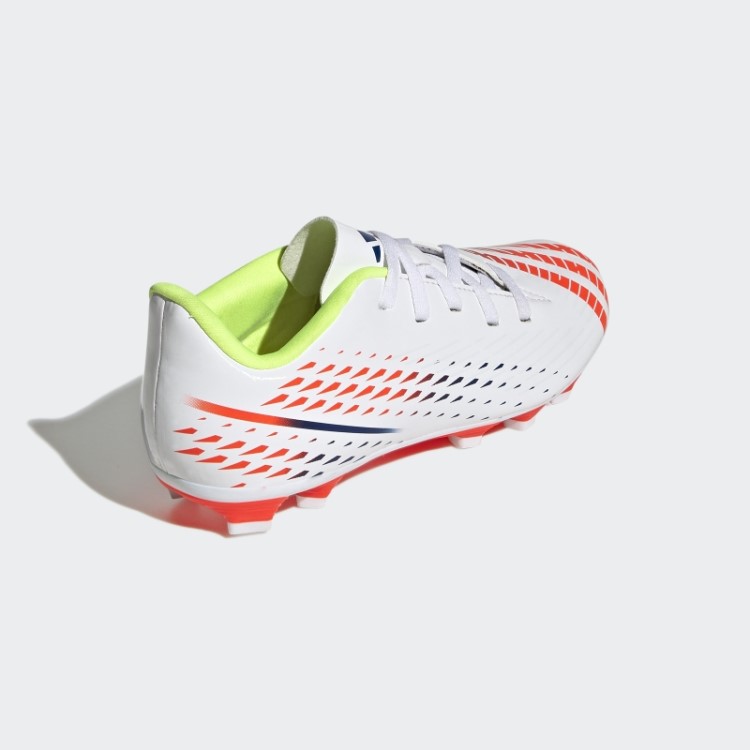 Branco Predador Edge.4 Chuteiras Flexíveis Adidas