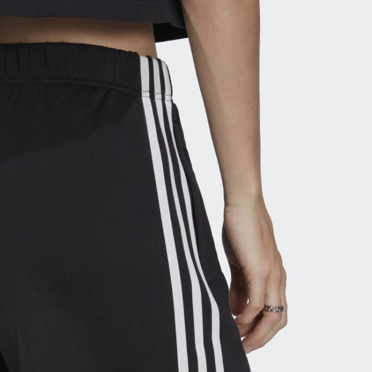 Calça De Bainha Aberta Adidas Preta