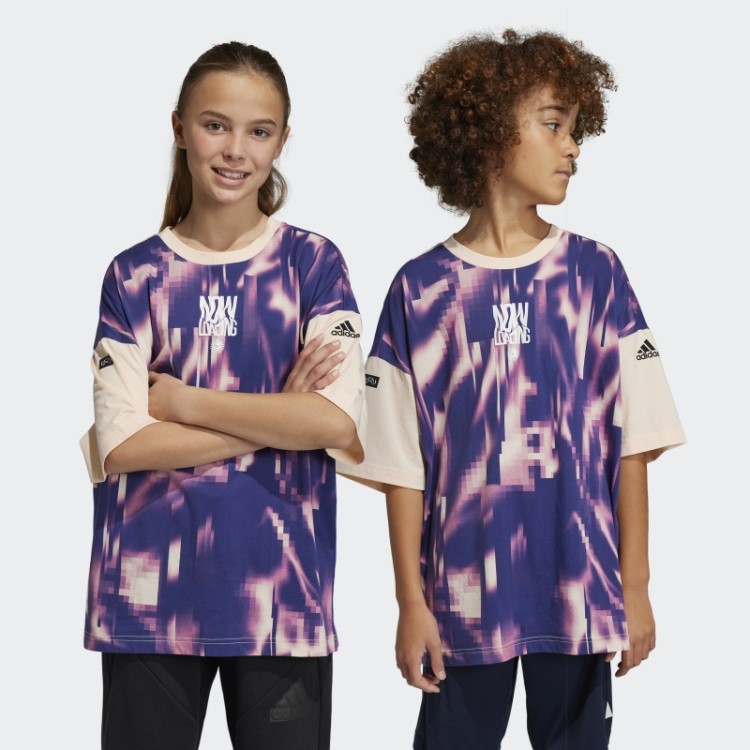 Arkd3 T-shirt Allover Com Estampa Fúcsia Adidas