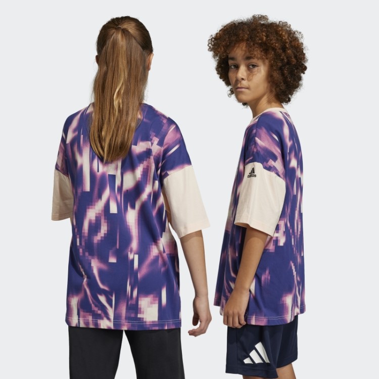 Arkd3 T-shirt Allover Com Estampa Fúcsia Adidas