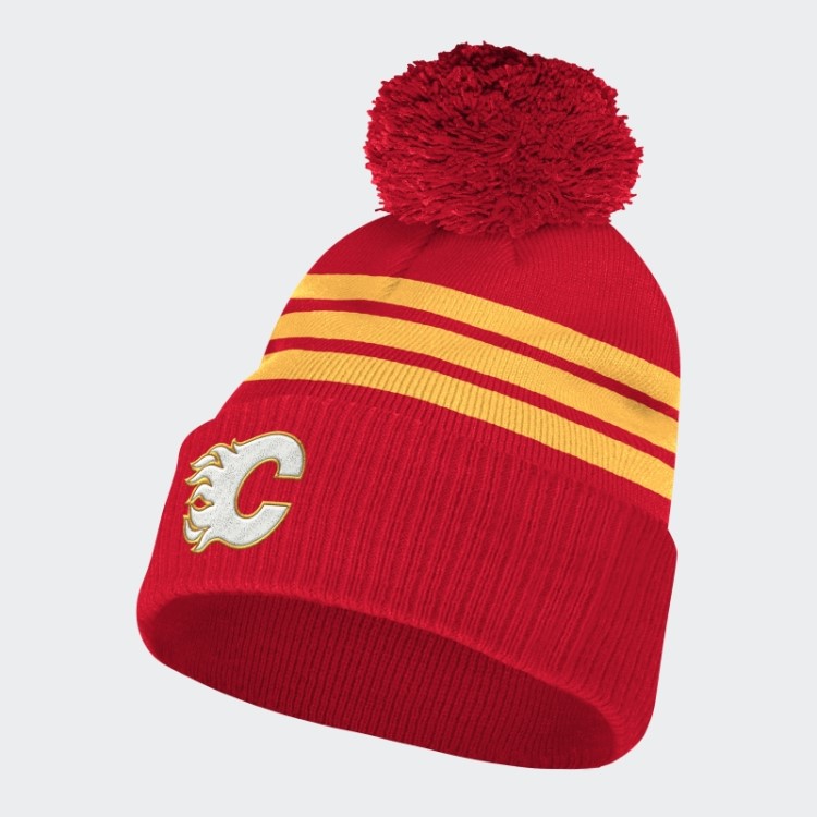Gorro Pompom Com Punho Chamas Adidas Multi