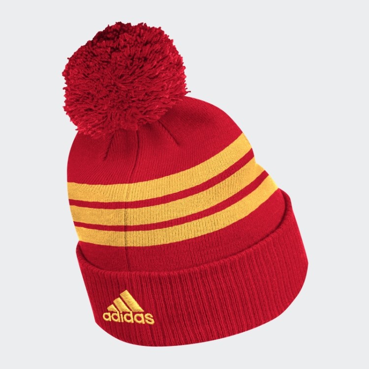 Gorro Pompom Com Punho Chamas Adidas Multi