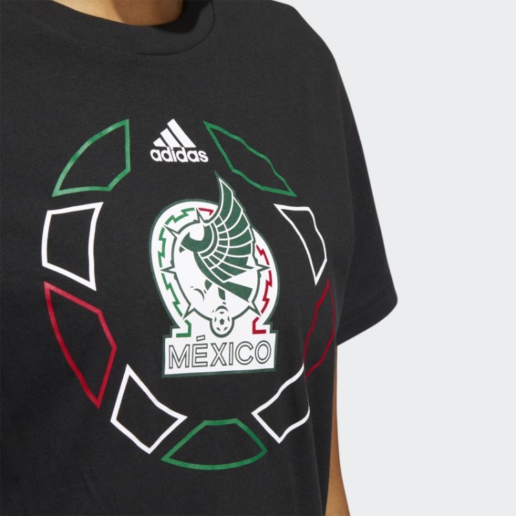 Camiseta Oversize Preta Adidas Copa Do Mundo México