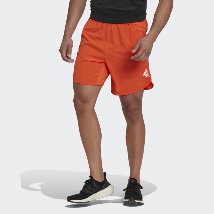 Bermuda Adidas Laranja Projetada Para Treino