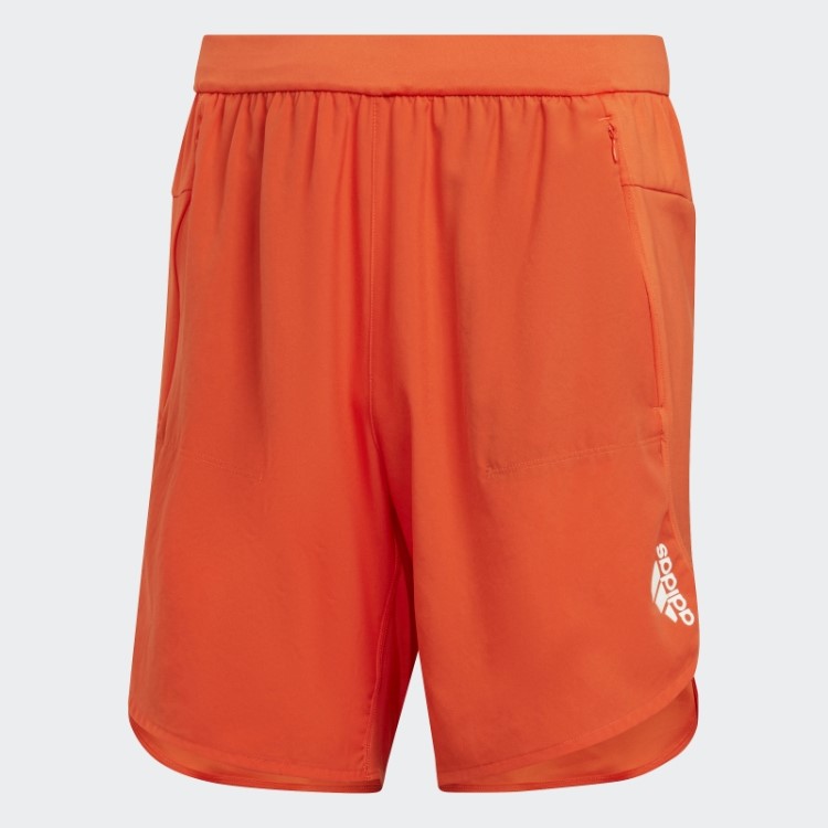 Bermuda Adidas Laranja Projetada Para Treino
