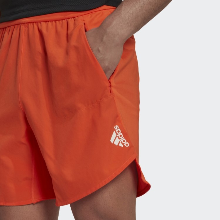 Bermuda Adidas Laranja Projetada Para Treino