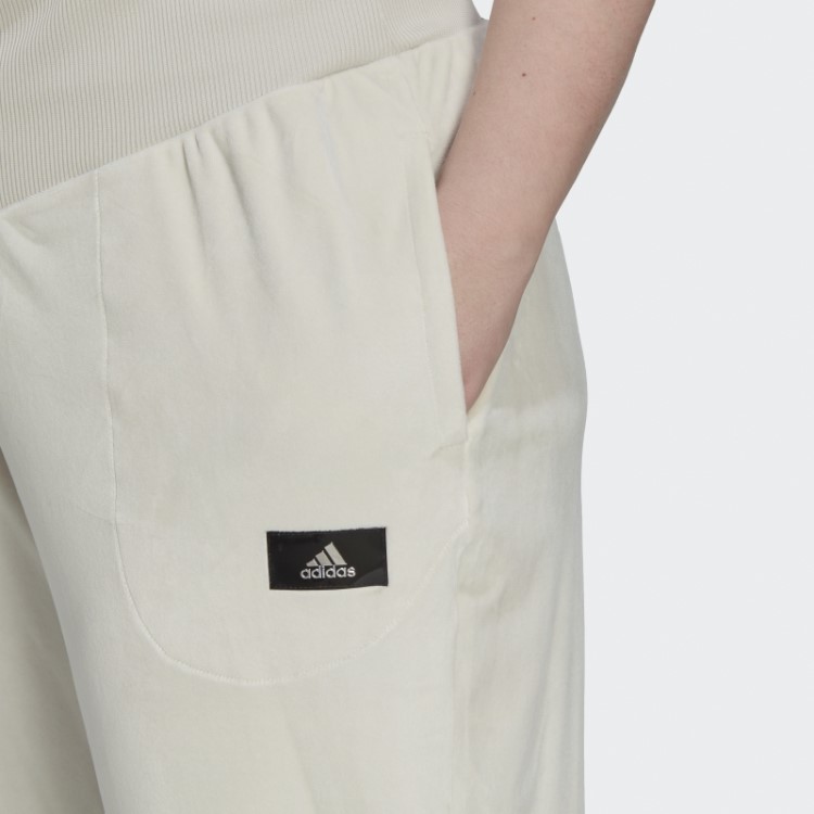 Joggers De Veludo Aconchegante Adidas Holidayz De Alumínio (tamanho Grande)