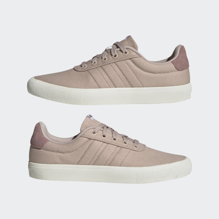 Taupe Adidas Vulc Raid3r Estilo De Vida Skate Com As Três Listras Sapatos Da Marca