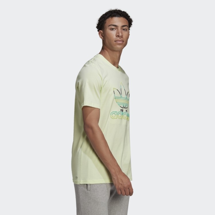 Camiseta Trefoil Lime Adidas
