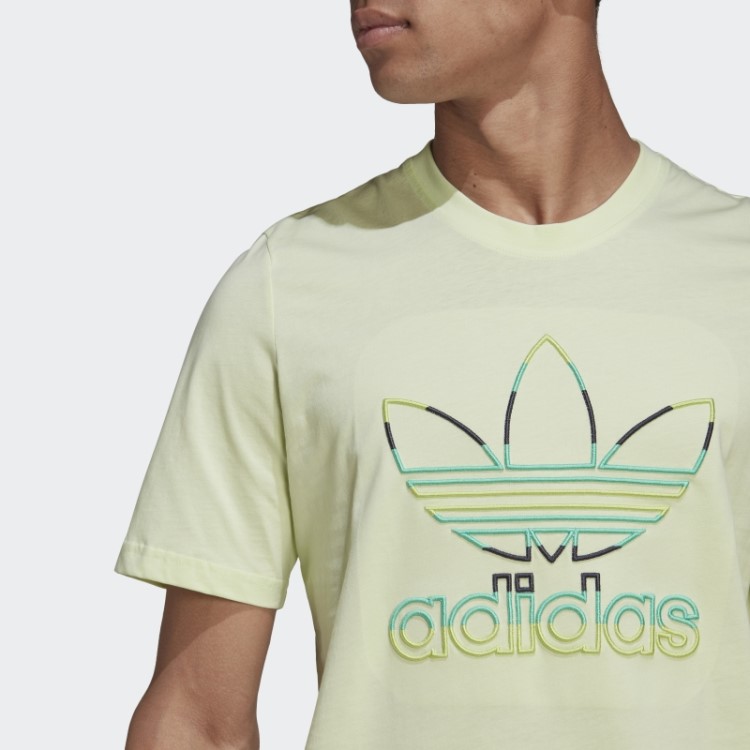 Camiseta Trefoil Lime Adidas