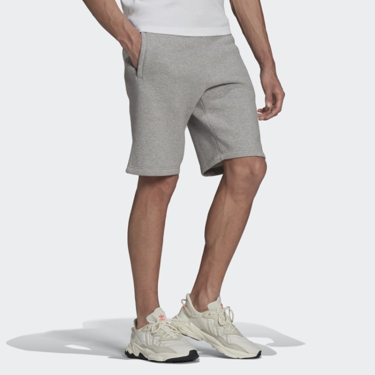 Calção Adicolor Essentials Trefoil Adidas Cinza Médio