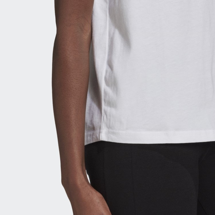 Regata Com Logo Grande Essentials Branco Adidas