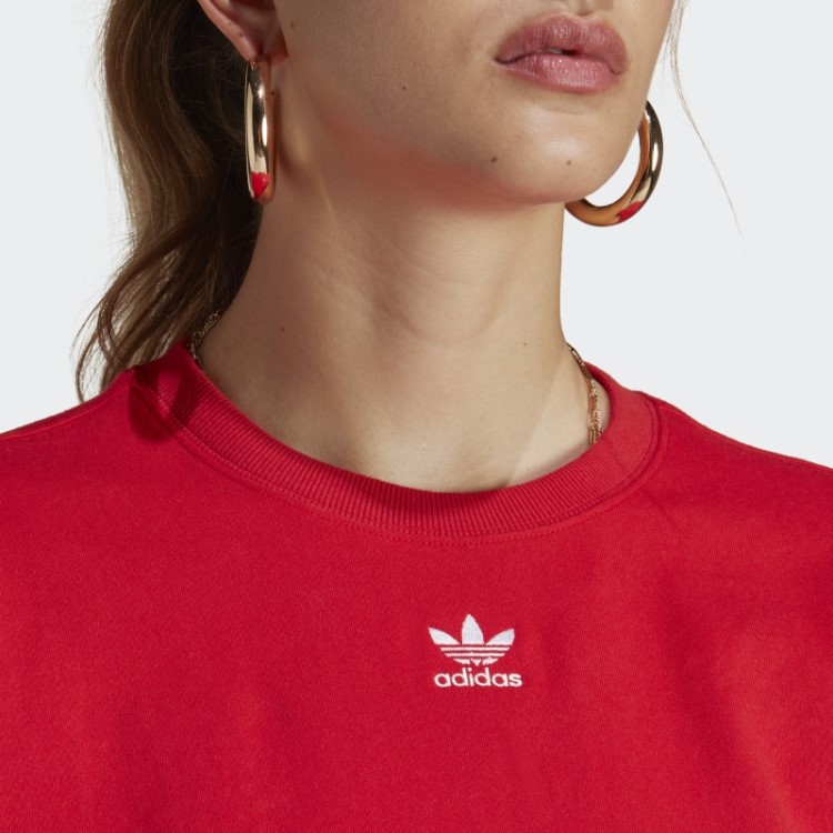 Camiseta Adicolor Essencial Escarlate Adidas