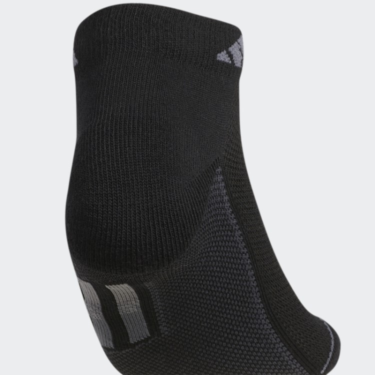 Meias Adidas Listras Pretas Superlite Cano Baixo 3 Pares