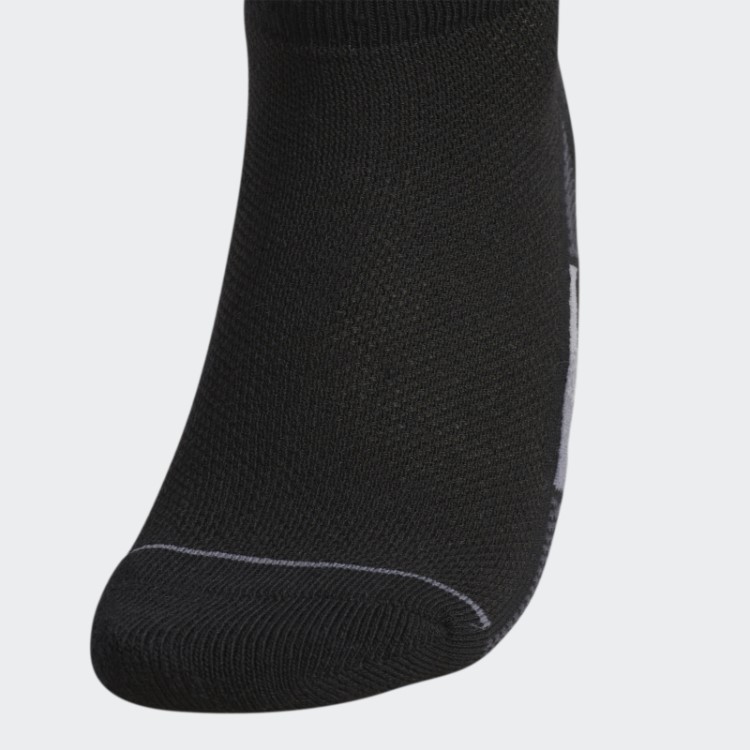 Meias Adidas Listras Pretas Superlite Cano Baixo 3 Pares