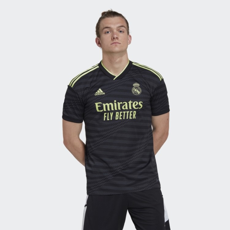 Adidas Real Madrid 22/23 Terceira Camisa Moda Limão