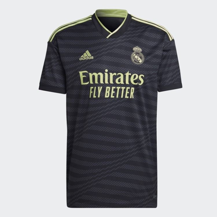 Moda Adidas Real Madrid 22/23 Terceira Camisa Limão