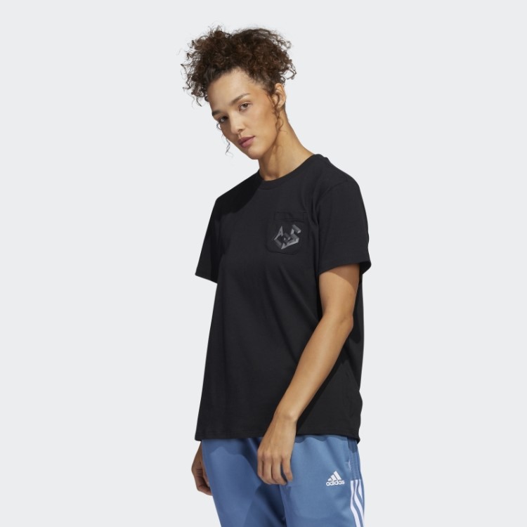 Camiseta Com Estampa Arsenal Adidas Preta