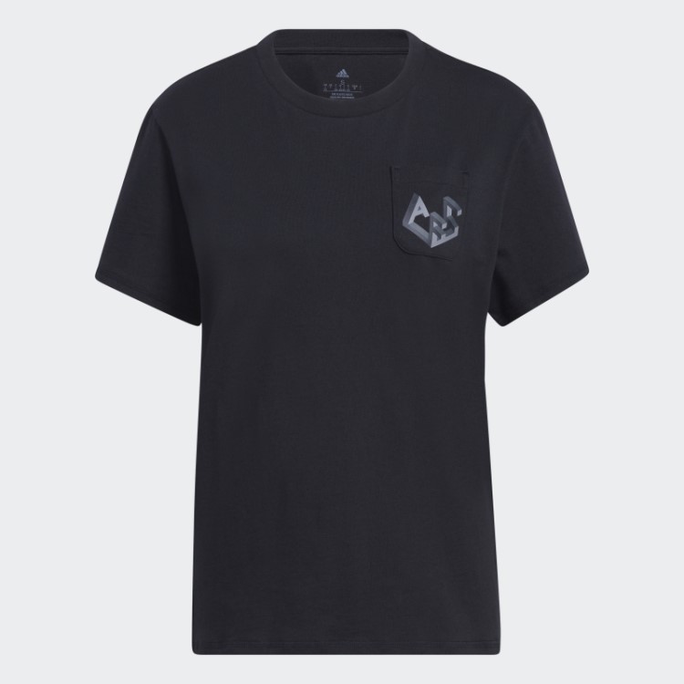 Camiseta Com Estampa Arsenal Adidas Preta