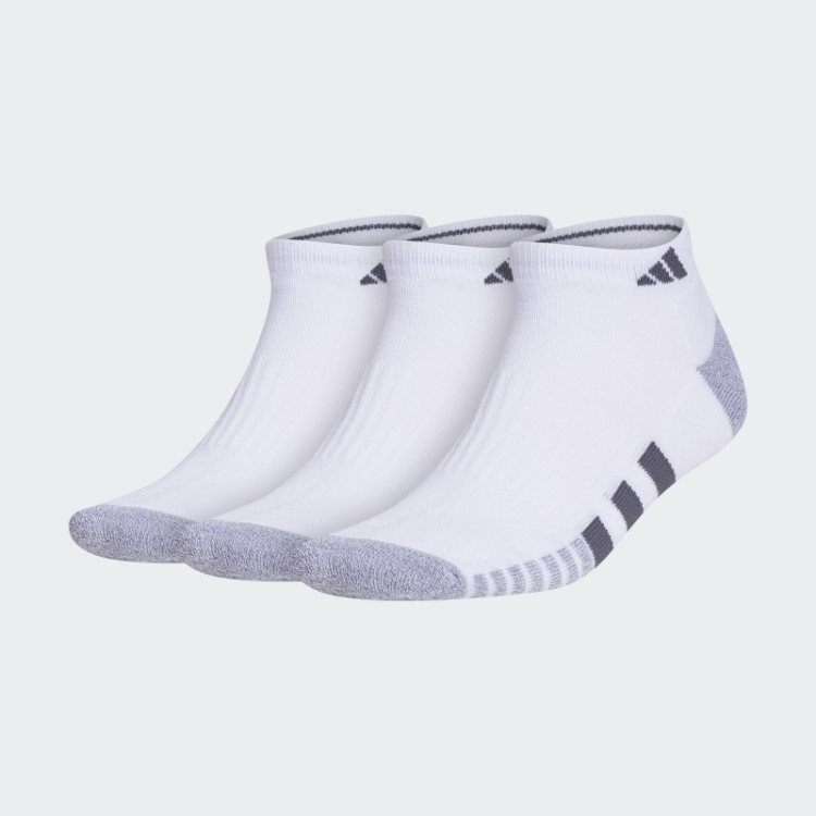 Meias De Cano Baixo Almofadadas Adidas Pretas 3 Pares