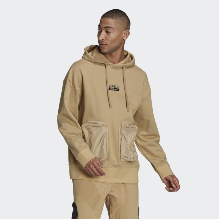 Tom Bege Adidas R.y.v. Moletom Com Capuz Solto