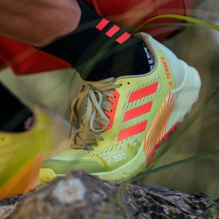 Tênis De Corrida Terrex Agravic Flow 2 Trail Lime Adidas