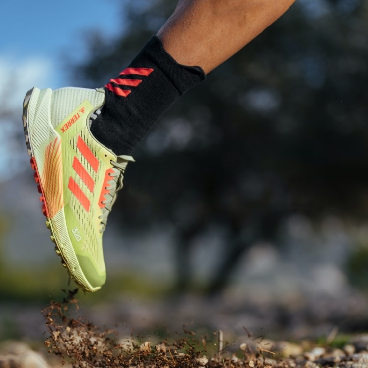 Tênis De Corrida Terrex Agravic Flow 2 Trail Lime Adidas