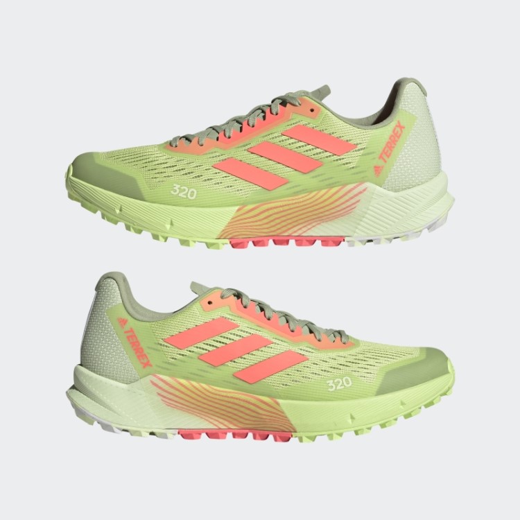 Tênis De Corrida Terrex Agravic Flow 2 Trail Lime Adidas