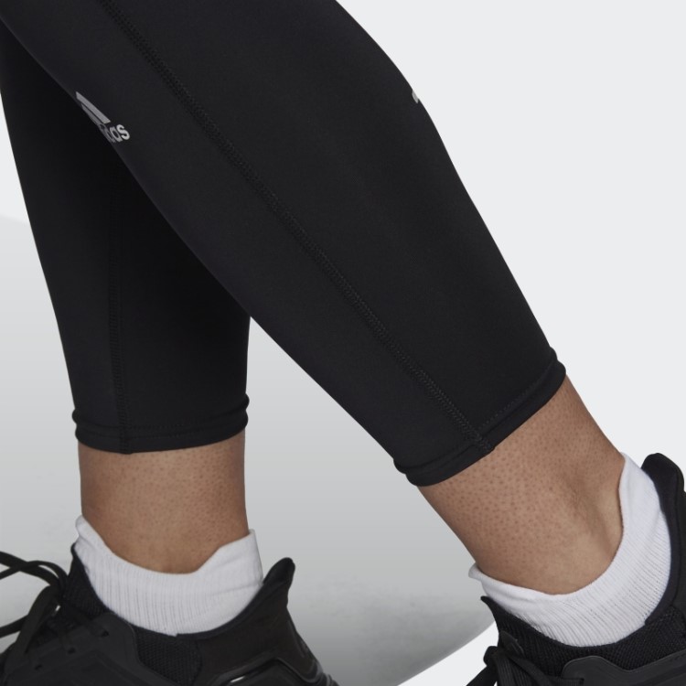 Adquira As Leggings De Corrida 7/8 (tamanho Grande) Pretas Da Adidas