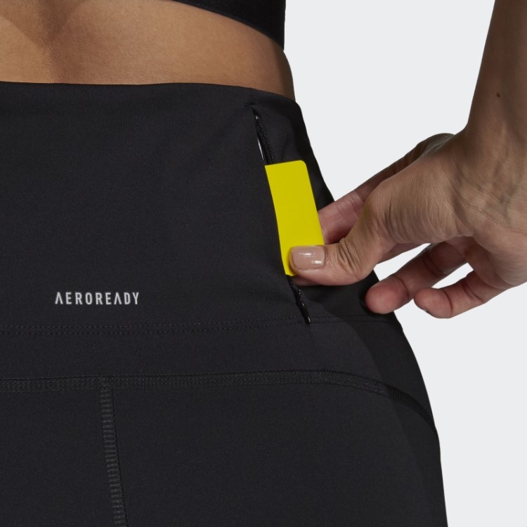 Adquira As Leggings De Corrida 7/8 (tamanho Grande) Pretas Da Adidas