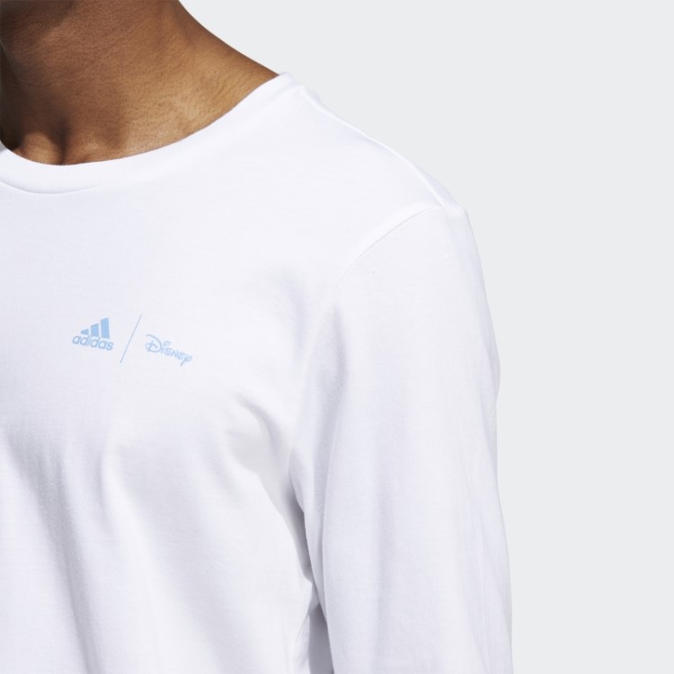 Camiseta Manga Longa Disney Sport Branca Adidas