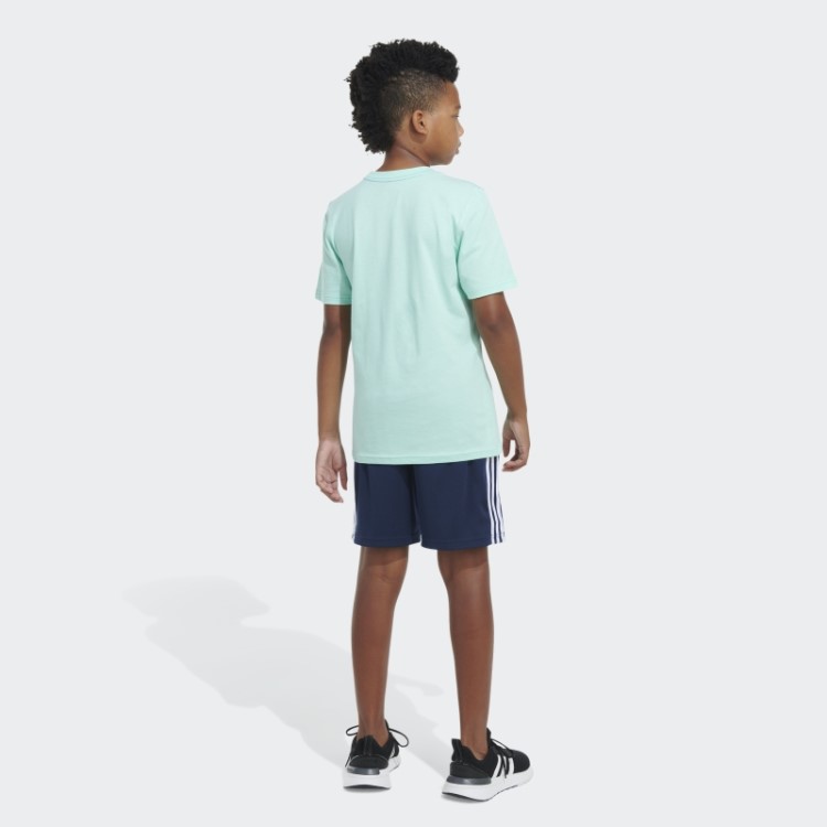 Camiseta Ss Verde Bos De Dois Tons Adidas