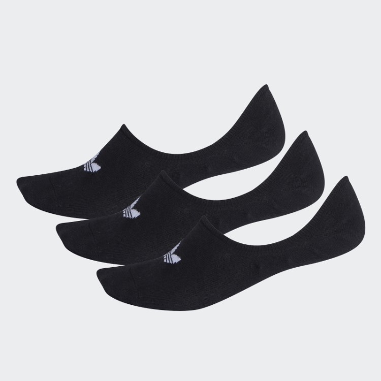 Meias Adidas Corte Baixo 3 Pares Preto