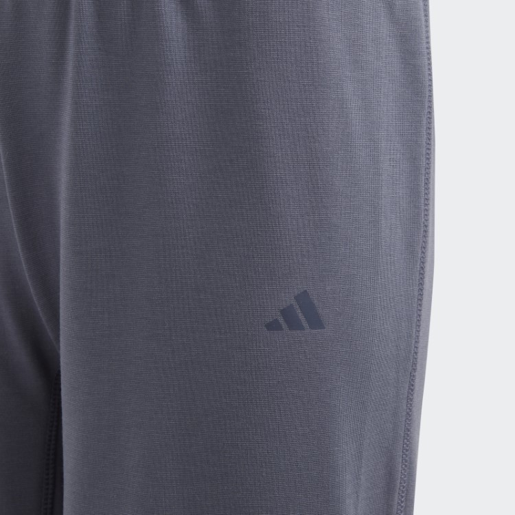 Calça De Yoga Cintura Alta Adidas Aeroready Azul Marinho