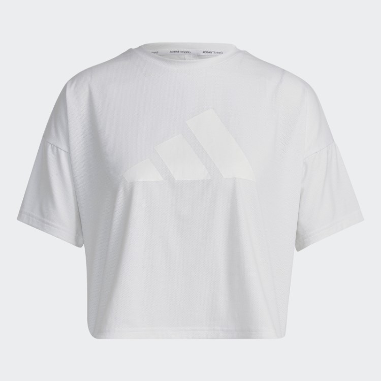 Train Icons 3 Bar Logo Camiseta Branca Adidas