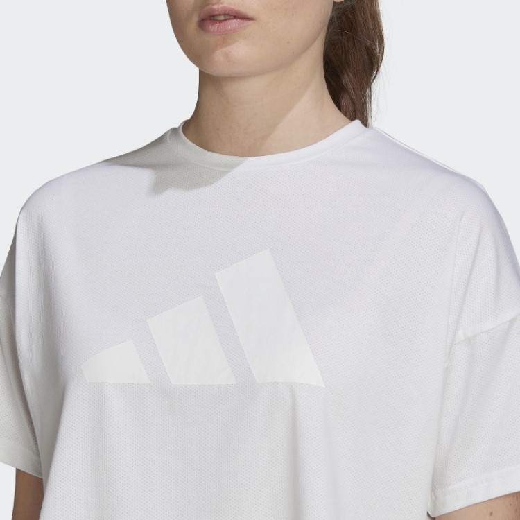 Train Icons 3 Bar Logo Camiseta Branca Adidas