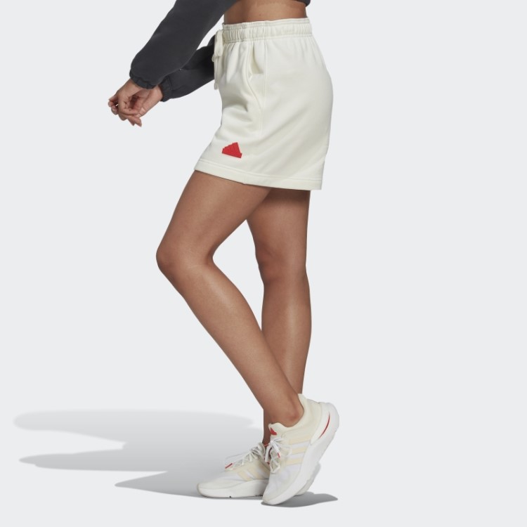 Shorts De Suor Adidas Branco