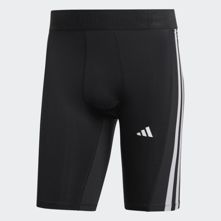 Techfit 3 Listras Meia-calça De Treinamento Adidas Preto