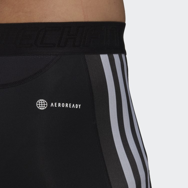 Techfit 3 Listras Meia-calça De Treinamento Adidas Preto