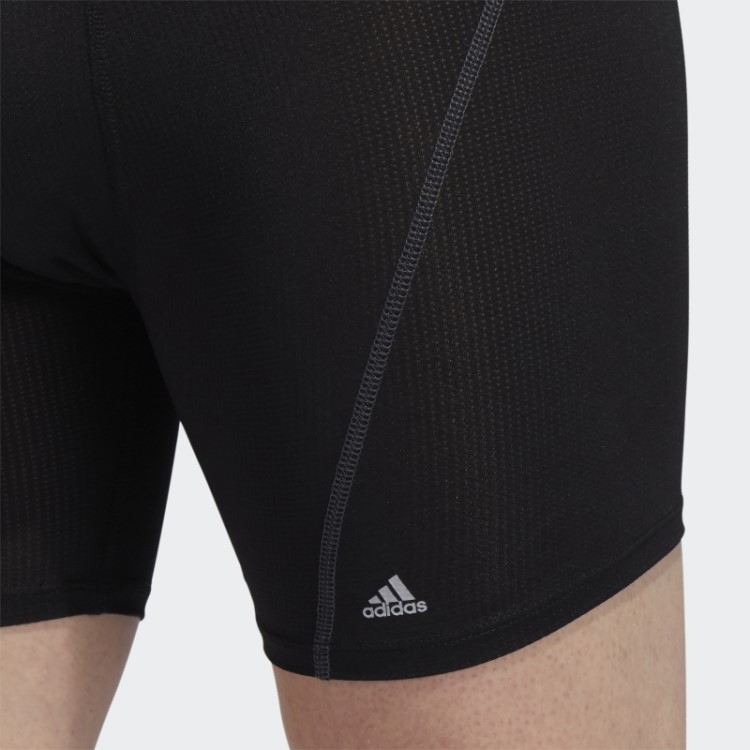 Cuecas Boxer De Malha De Desempenho 3 Pares Preto Adidas