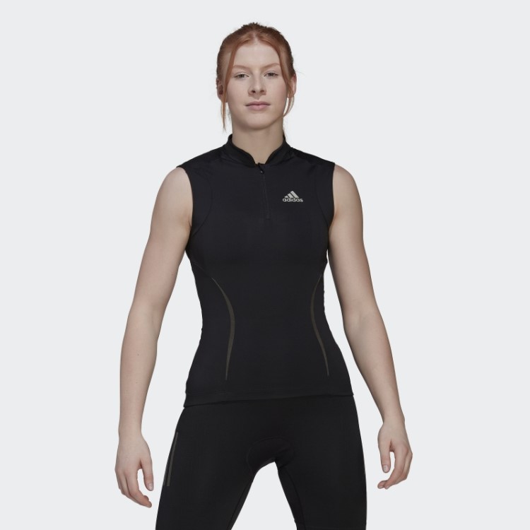 Top De Ciclismo Sem Mangas Preto Adidas