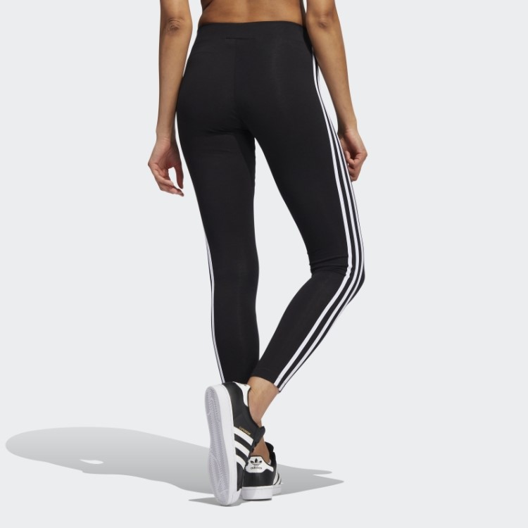 Meia-calça Adidas Adicolor Classics Com As Três Listras Preta