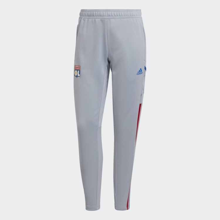 Adidas Olympique Lyonnais Tiro 21 Calção De Treino Prata