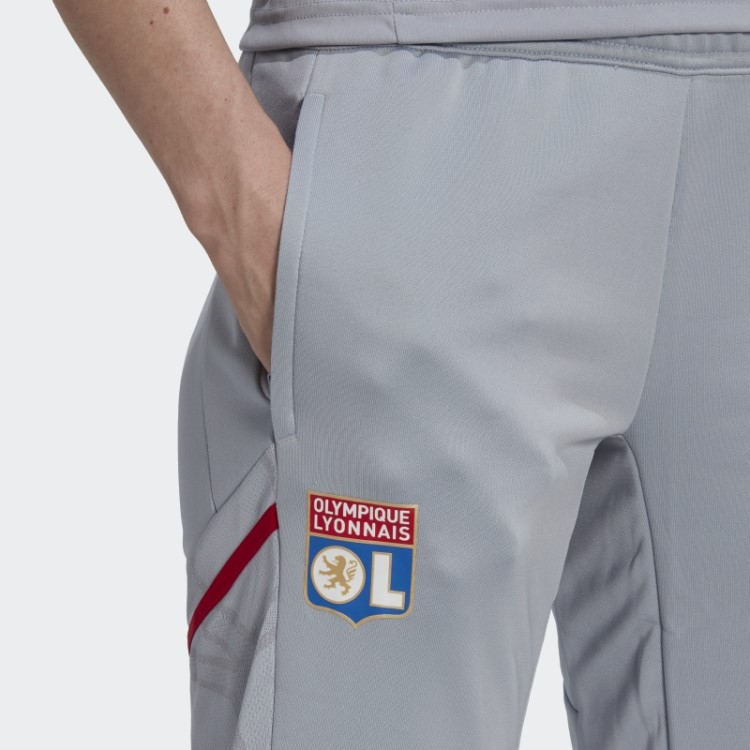 Adidas Olympique Lyonnais Tiro 21 Calção De Treino Prata
