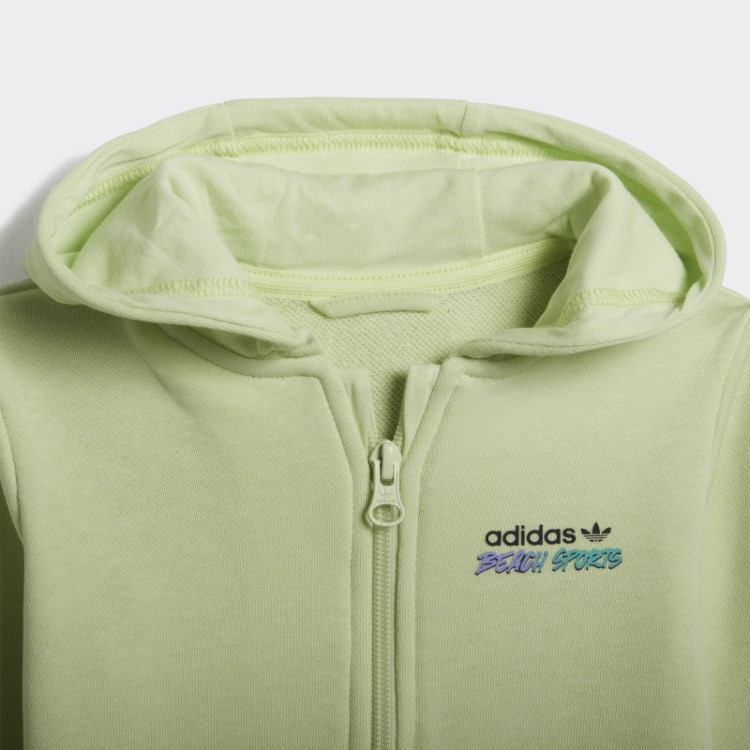Conjunto De Moletom Com Capuz Com Estampa De Limão Adidas