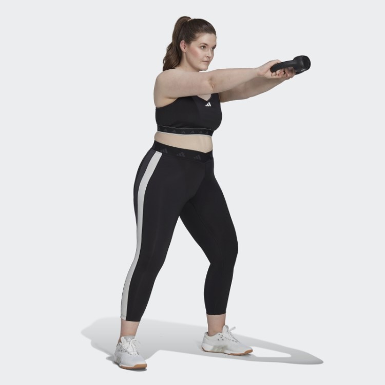 Legging Preta Hyperglam Techfit Training 7/8 Da Adidas (tamanho Grande)