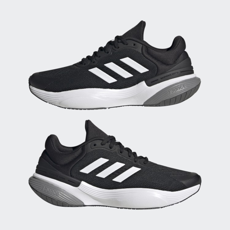 Tênis Adidas Response Super 3.0 Preto Com Cadarço