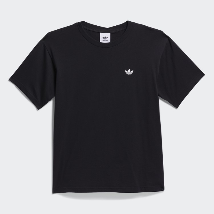 Camiseta Adidas Black Skateboarding 4.0 Logo (gênero Neutro)